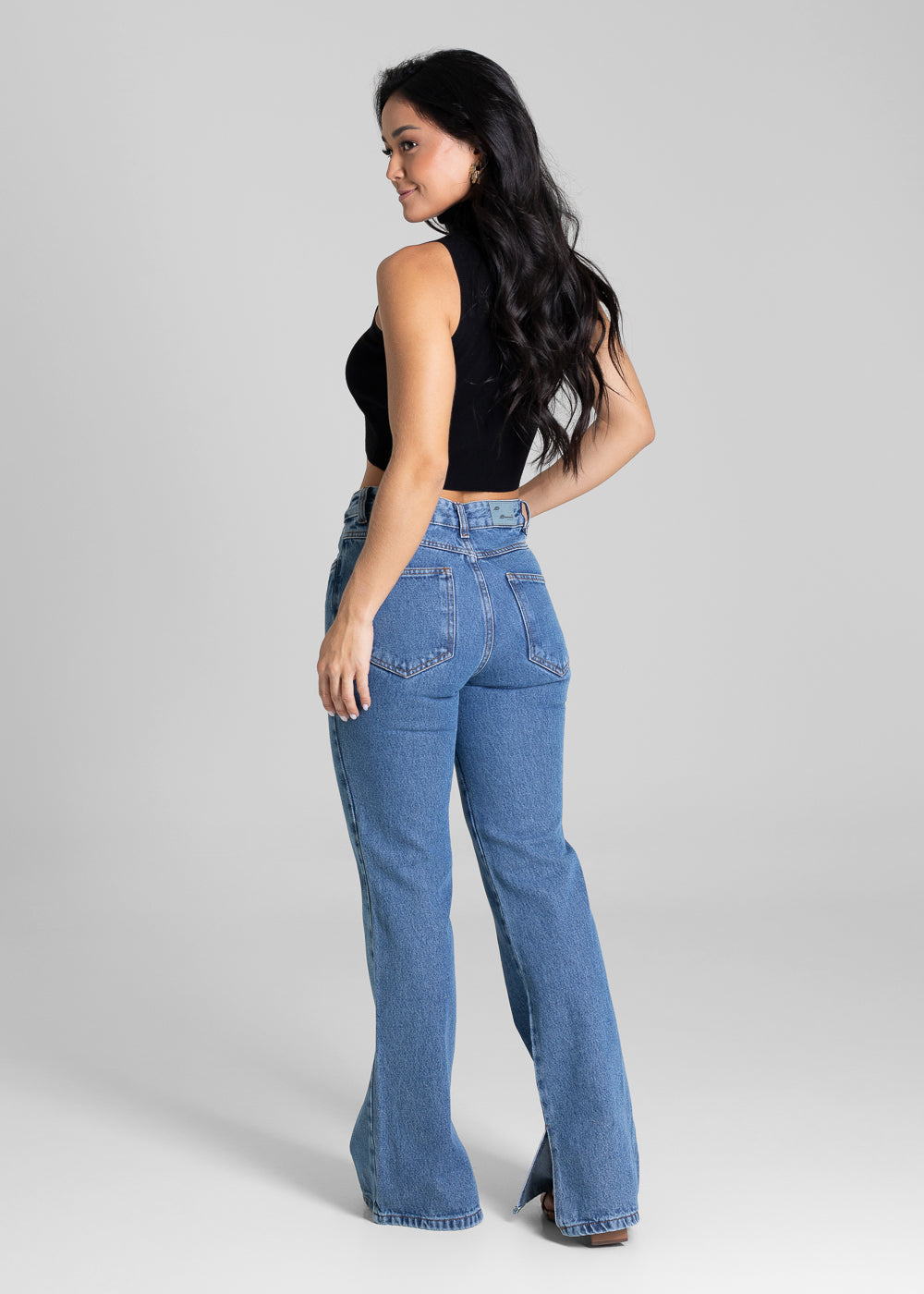Calça Jeans Sawary Boot Cut - 281406 AZUL