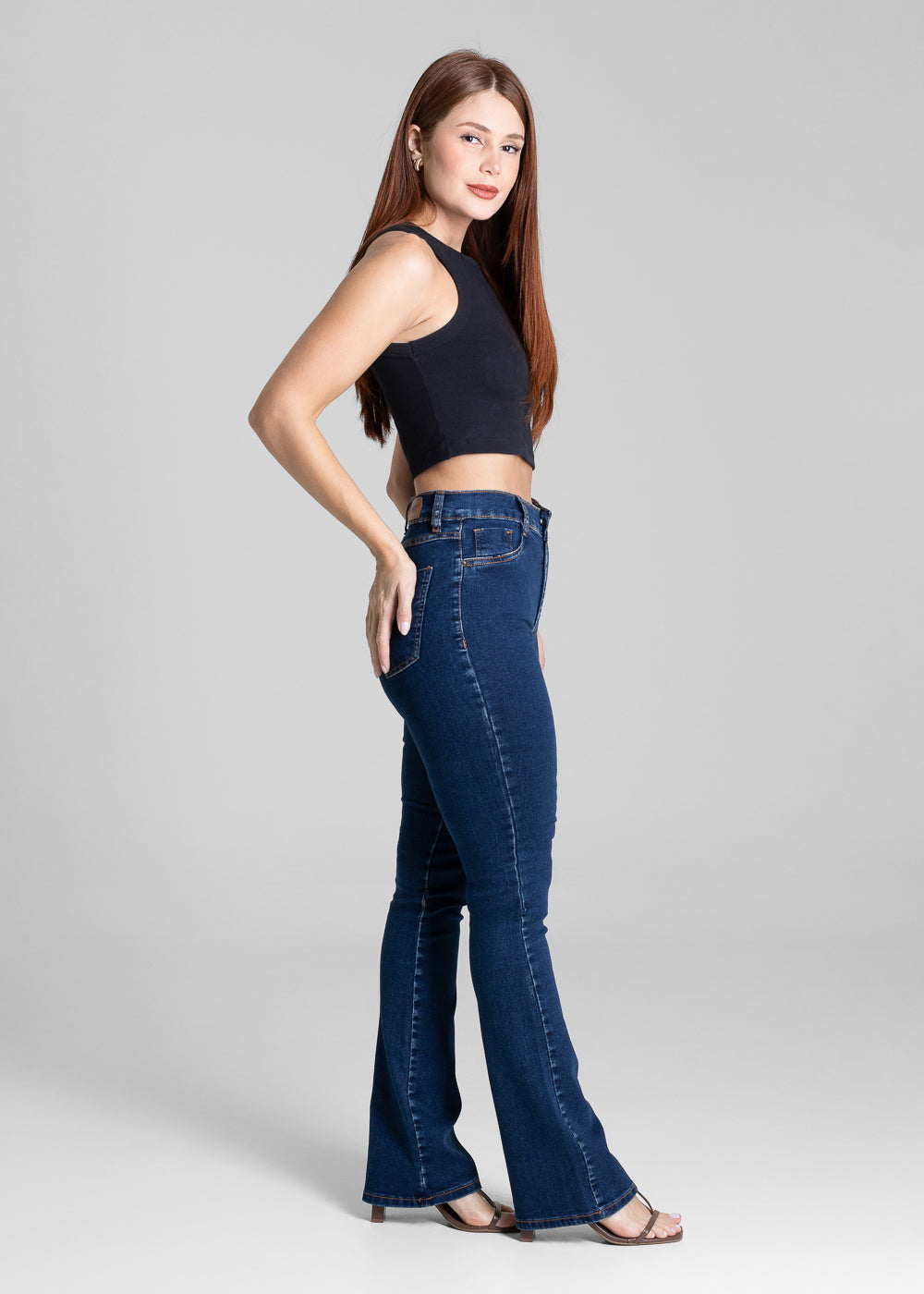 Calça Jeans Sawary Boot Cut - 281412 AZUL