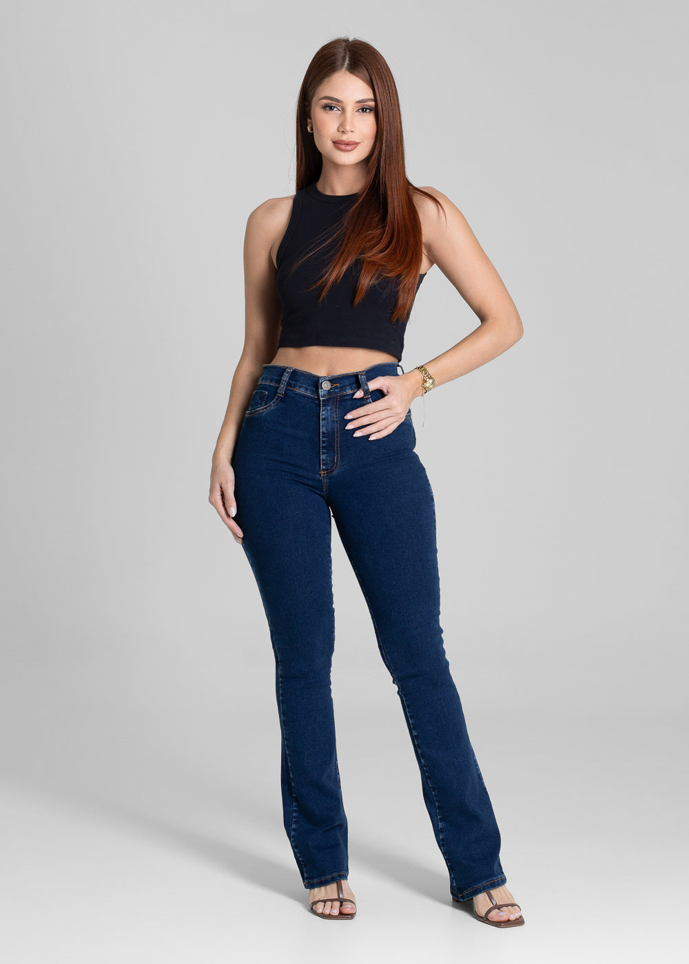 Calça Jeans Sawary Boot Cut - 281412 AZUL
