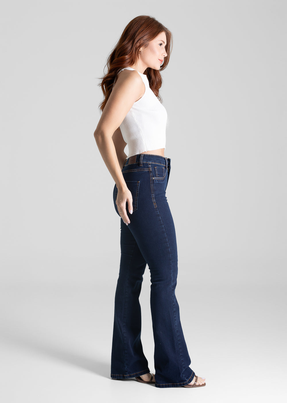 Calça Jeans Sawary Super Lipo Boot Cut - 281415 PRETO