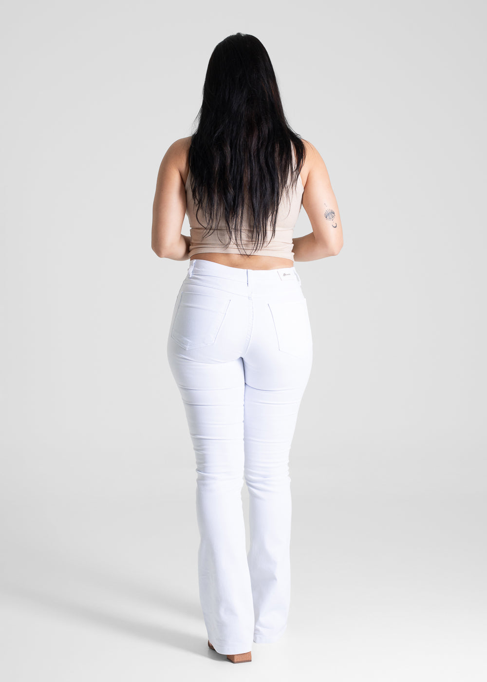 Calça Sarja Sawary Boot Cut - 281416 BRANCO