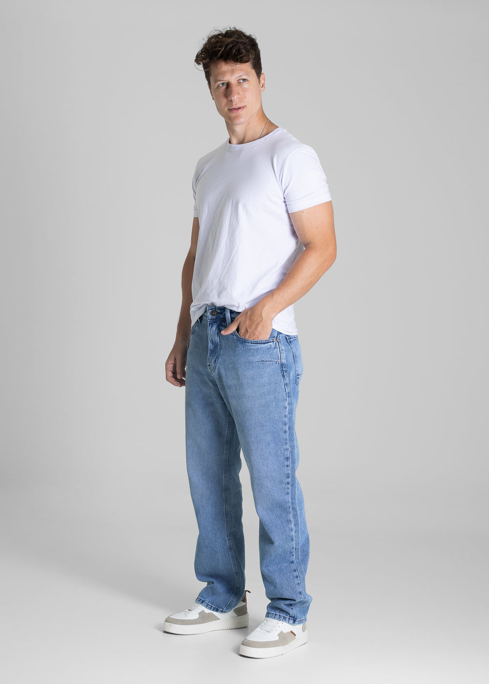 Calça Jeans Sawary Baggy - 281429 AZUL