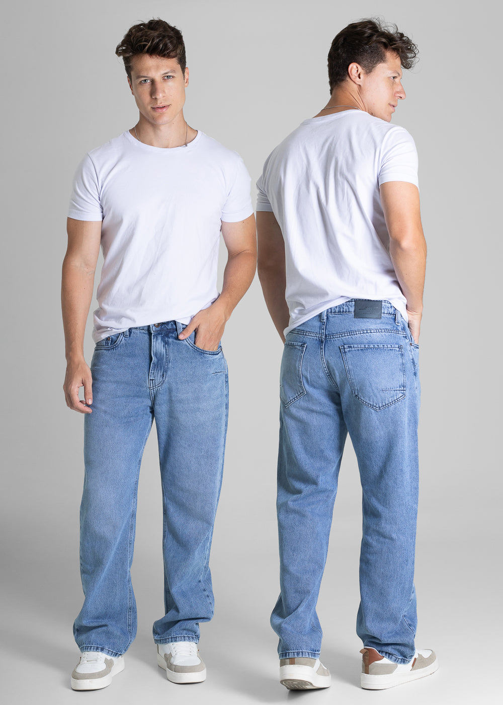 Calça Jeans Sawary Baggy - 281429 AZUL