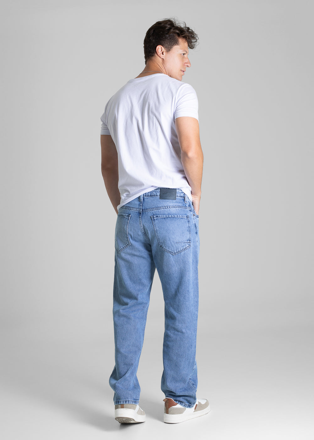 Calça Jeans Sawary Baggy - 281429 AZUL