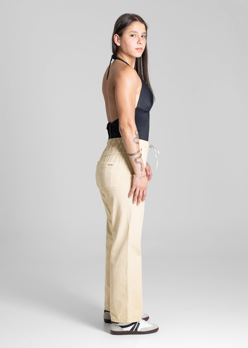 Calça Sarja Sawary Reta - 281433 AMARELO