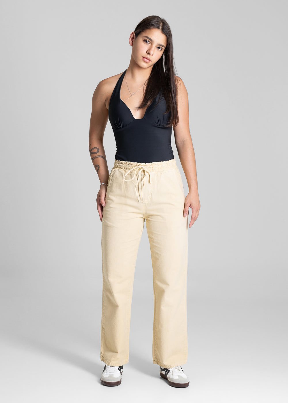 Calça Sarja Sawary Reta - 281433 AMARELO