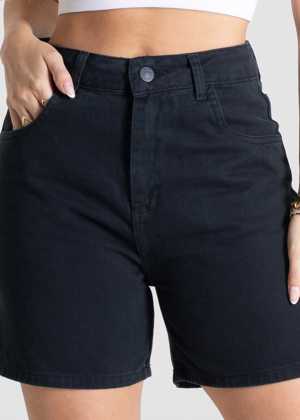 Shorts Jeans Sawary - 281477 PRETO