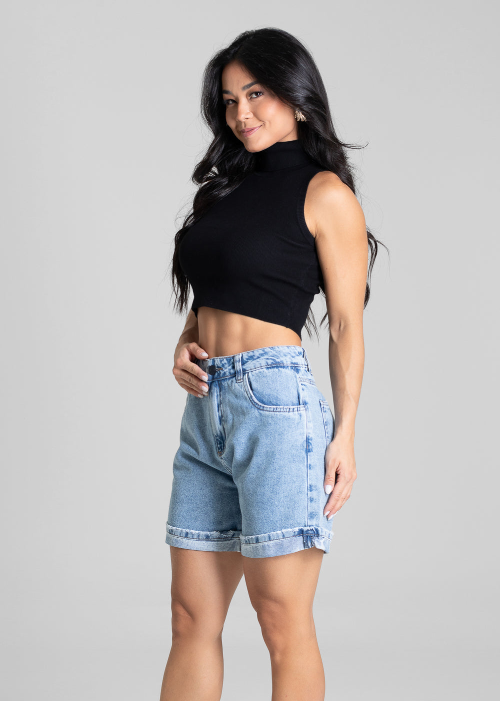 Shorts Jeans Sawary - 281484 AZUL