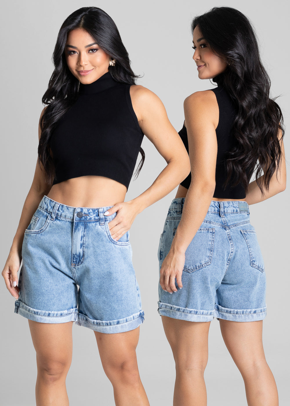 Shorts Jeans Sawary - 281484 AZUL