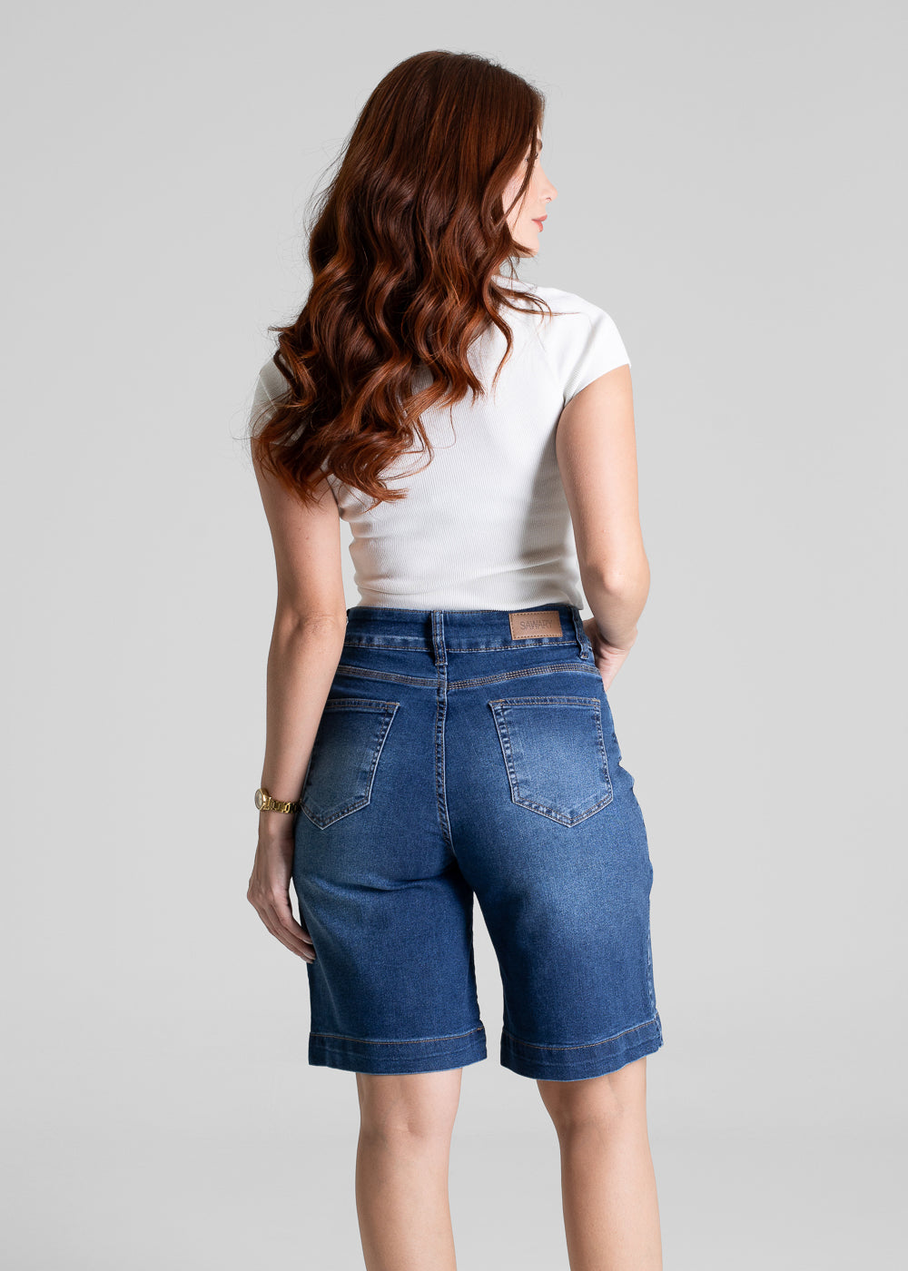 Bermuda Jeans Sawary - 281487 AZUL