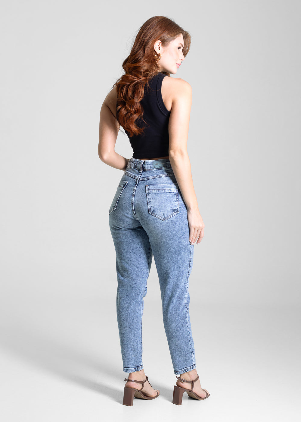 Calça Jeans Sawary Mom - 281509 AZUL