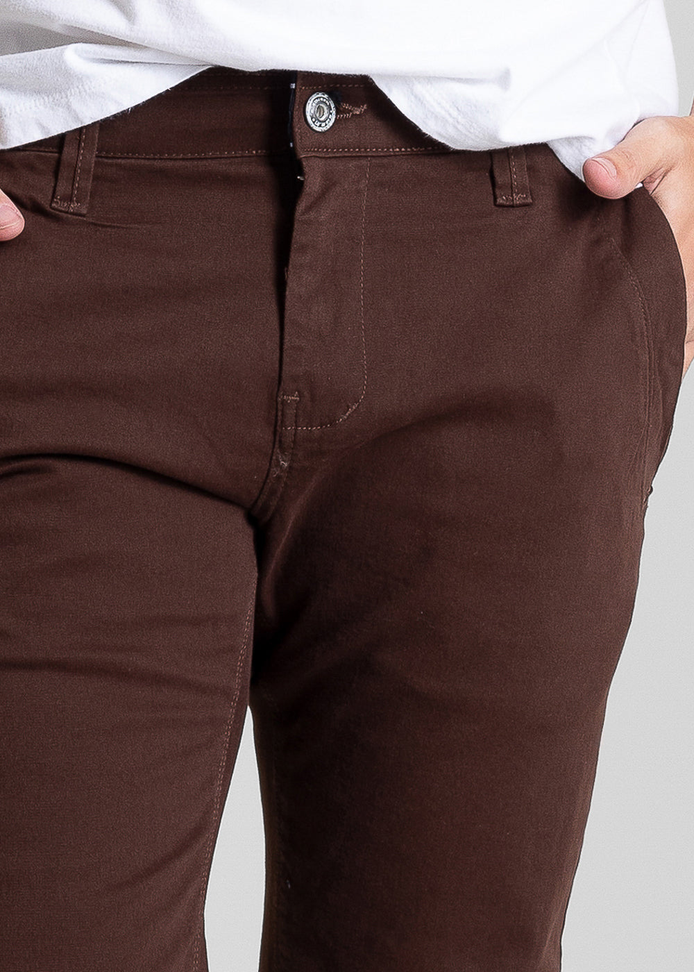 Calça Sarja Sawary Slim - 281528 MARROM (CAFE)