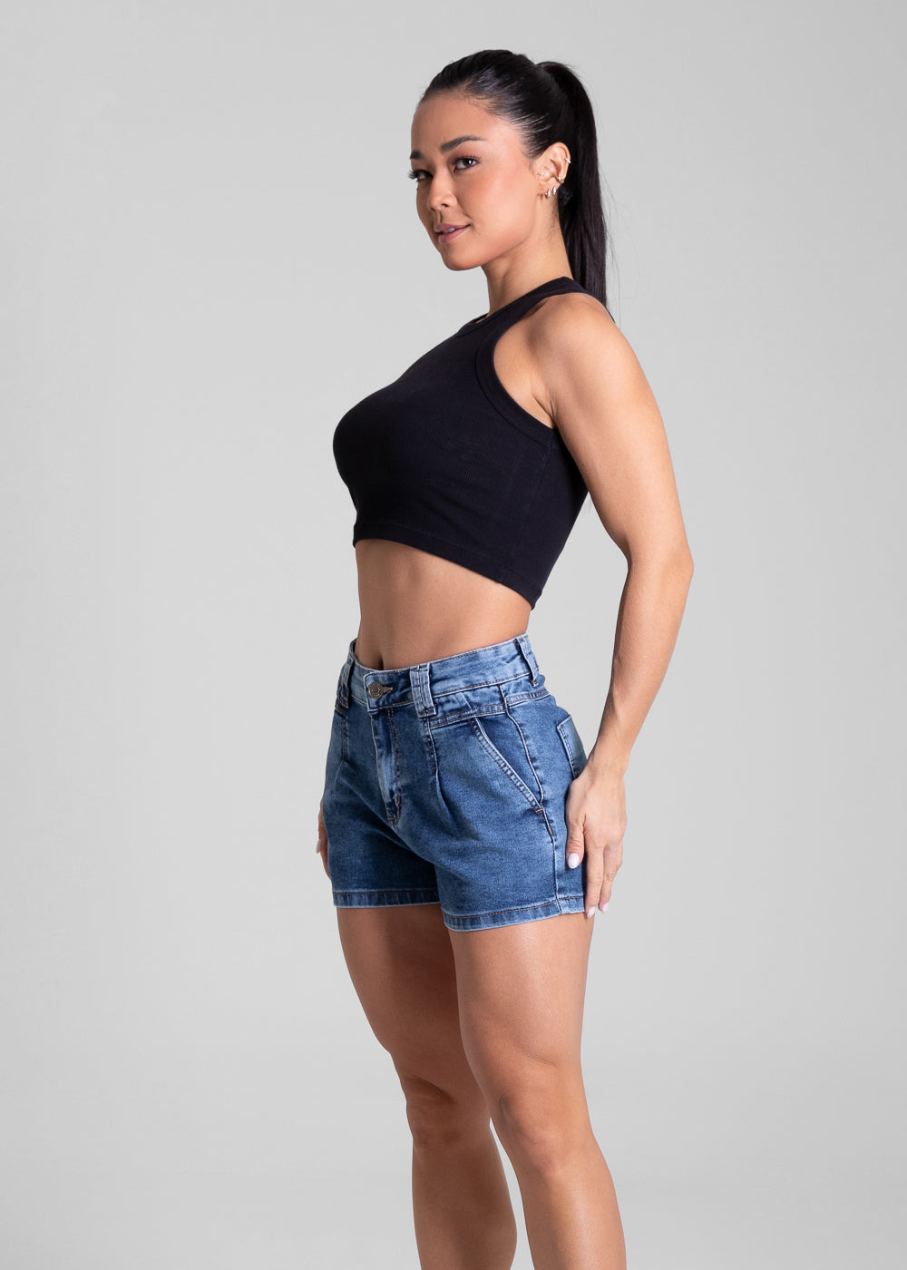 Shorts Jeans Sawary - 281531 AZUL
