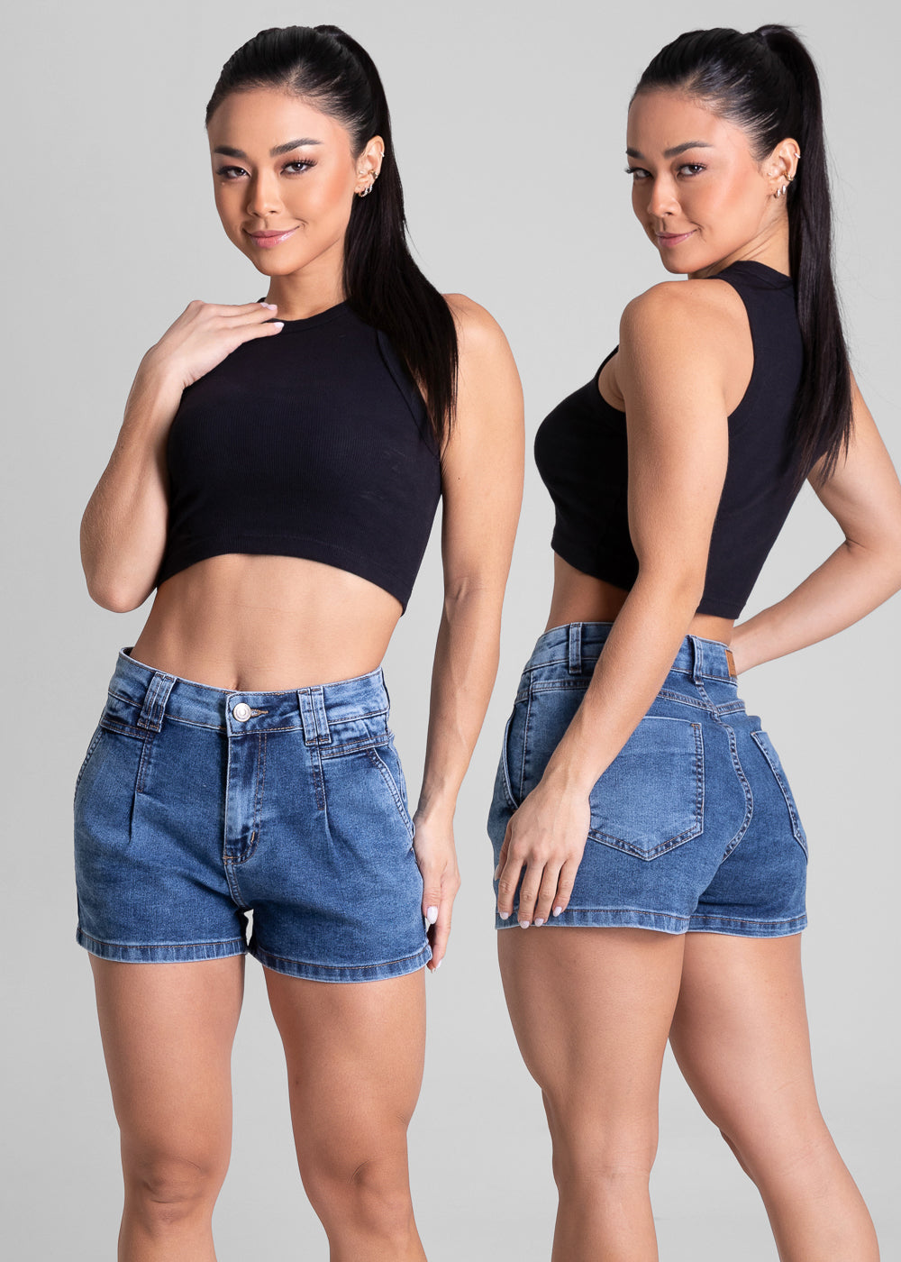 Shorts Jeans Sawary - 281531 AZUL