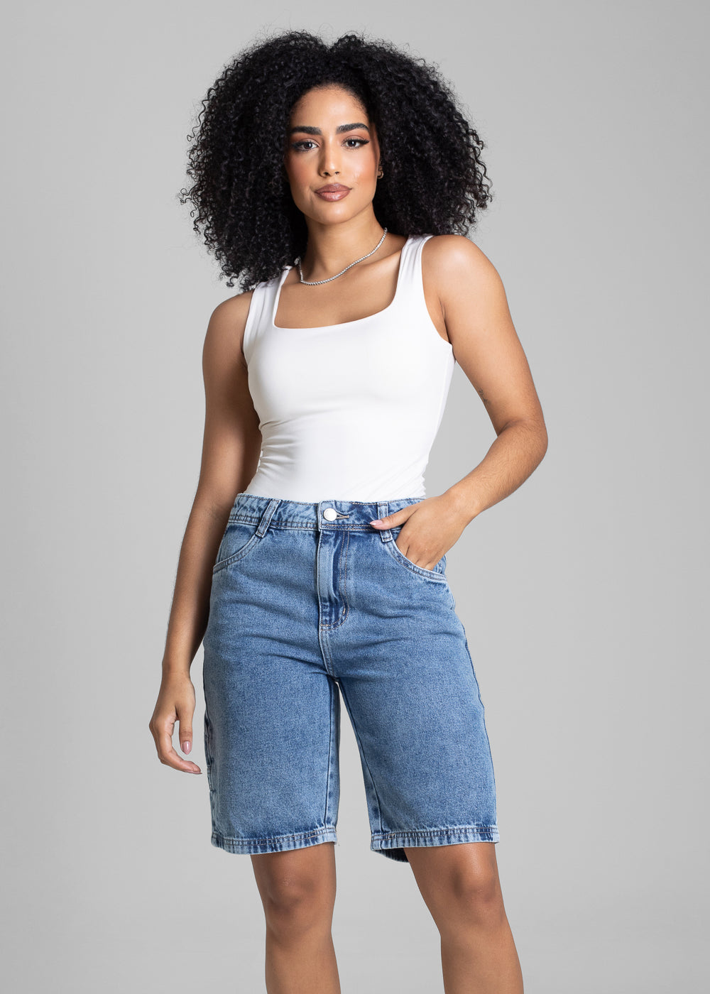 Bermuda Jeans Sawary - 281535 AZUL