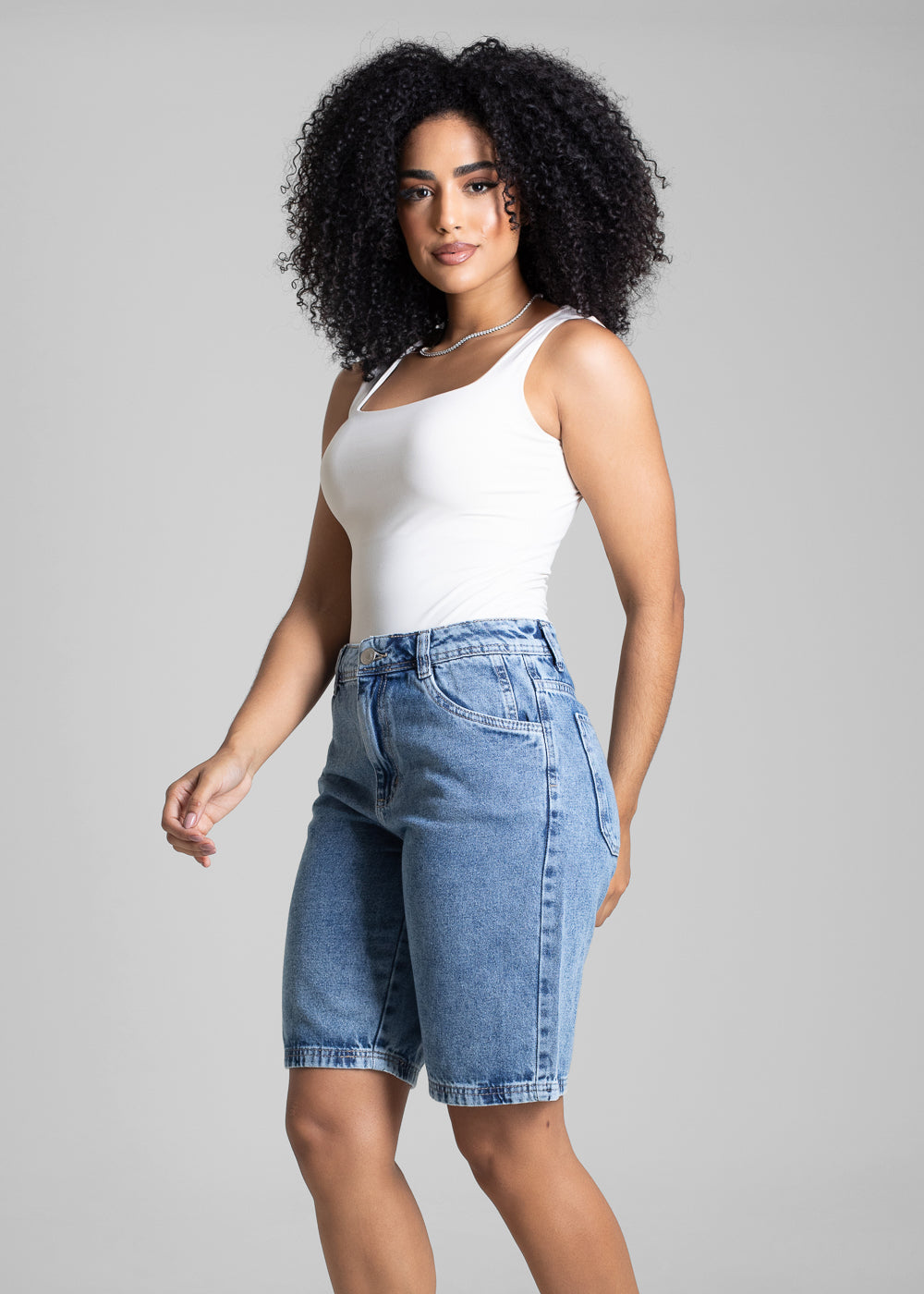 Bermuda Jeans Sawary - 281535 AZUL