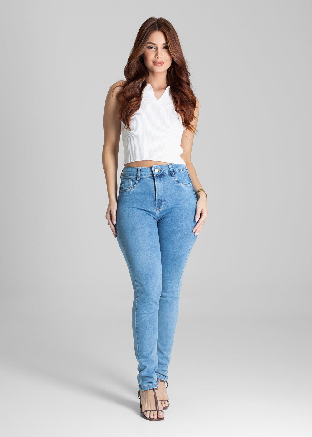 Calça Jeans Sawary Super Lipo - 281536 AZUL