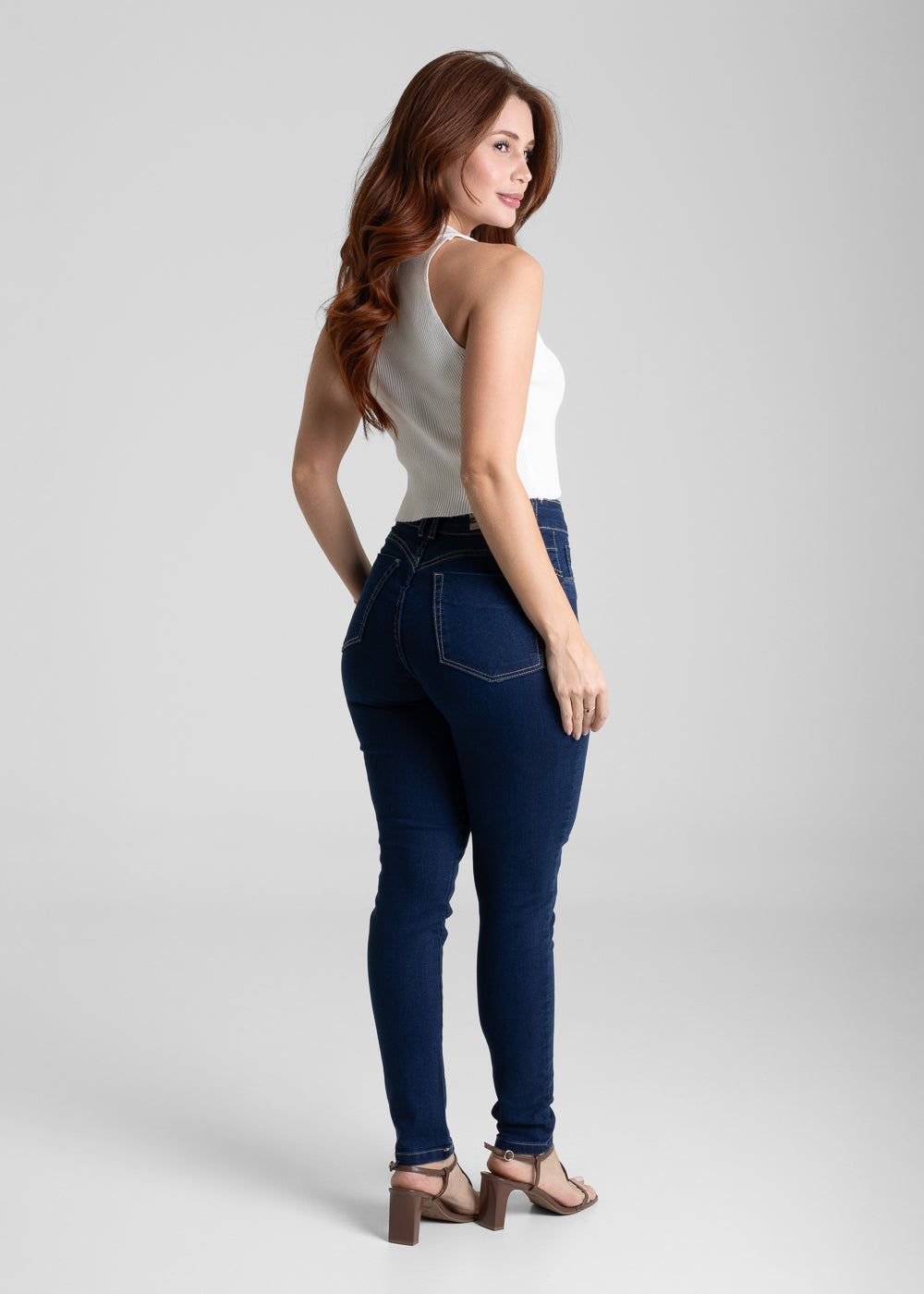 Calça Jeans Sawary Push Up - 281540 AZUL