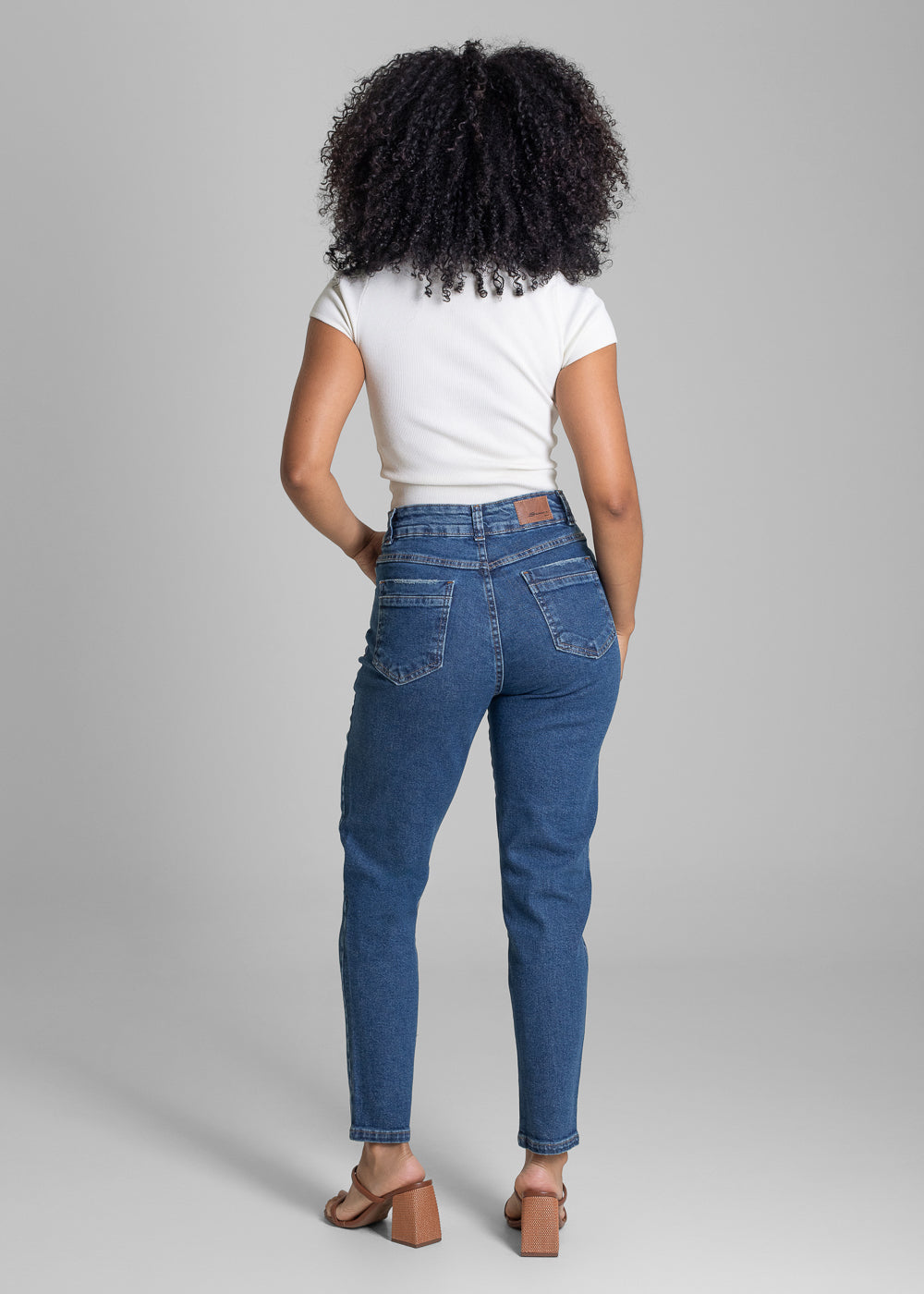 Calça Jeans Sawary Mom - 281543 AZUL