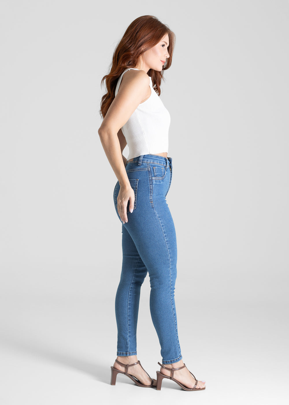 Calça Jeans Sawary Super Lipo - 281546 AZUL