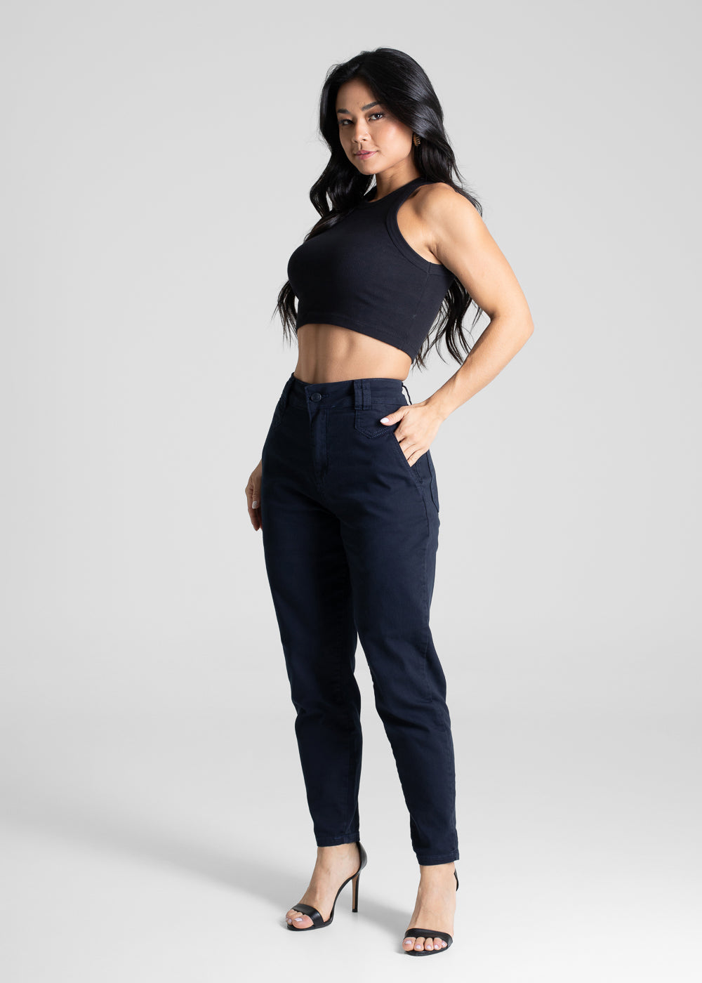 Calça Sarja Sawary Mom - 281549 AZUL