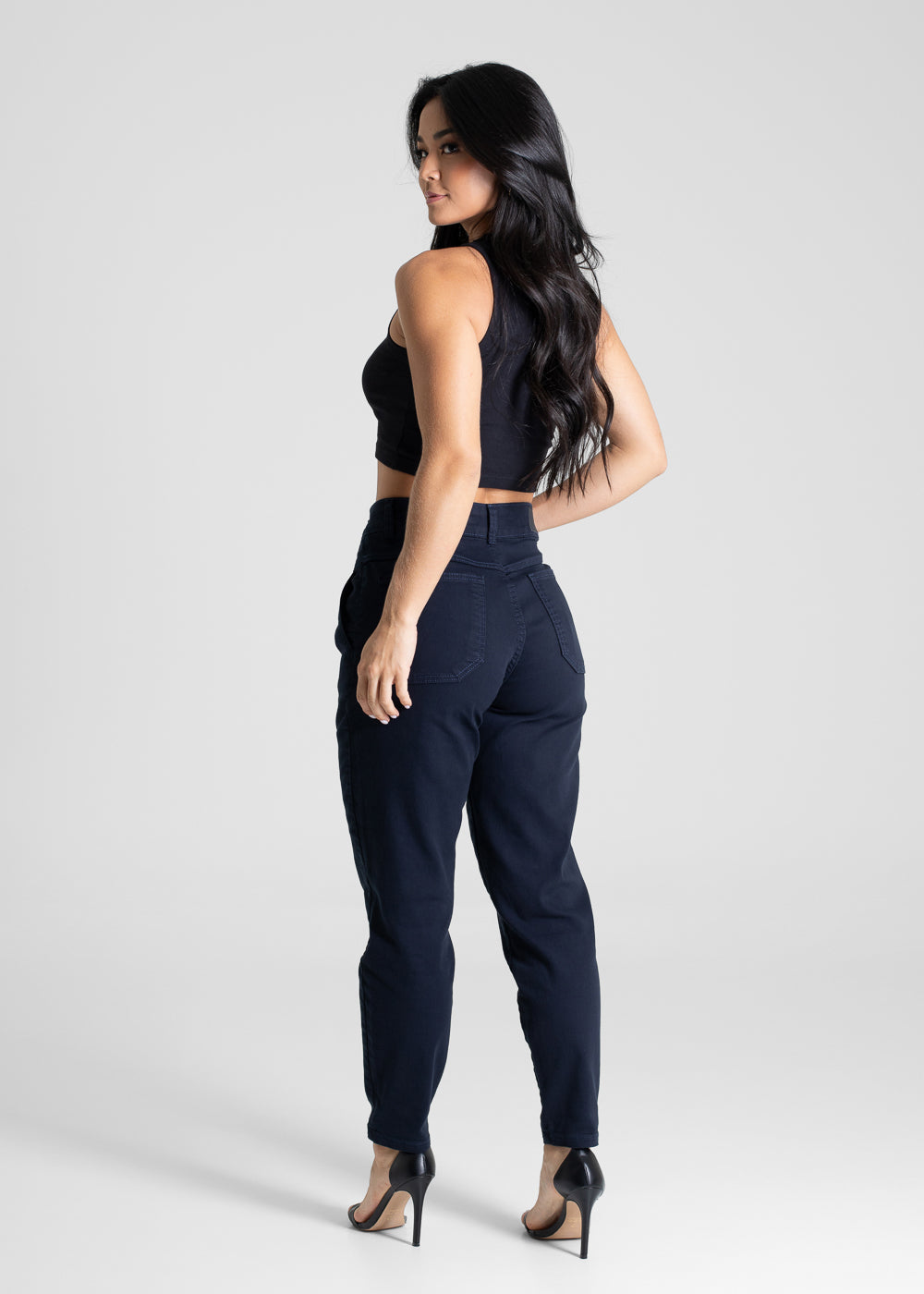 Calça Sarja Sawary Mom - 281549 AZUL