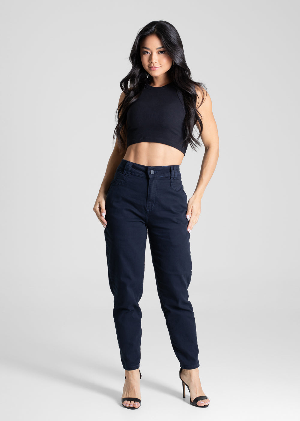 Calça Sarja Sawary Mom - 281549 AZUL