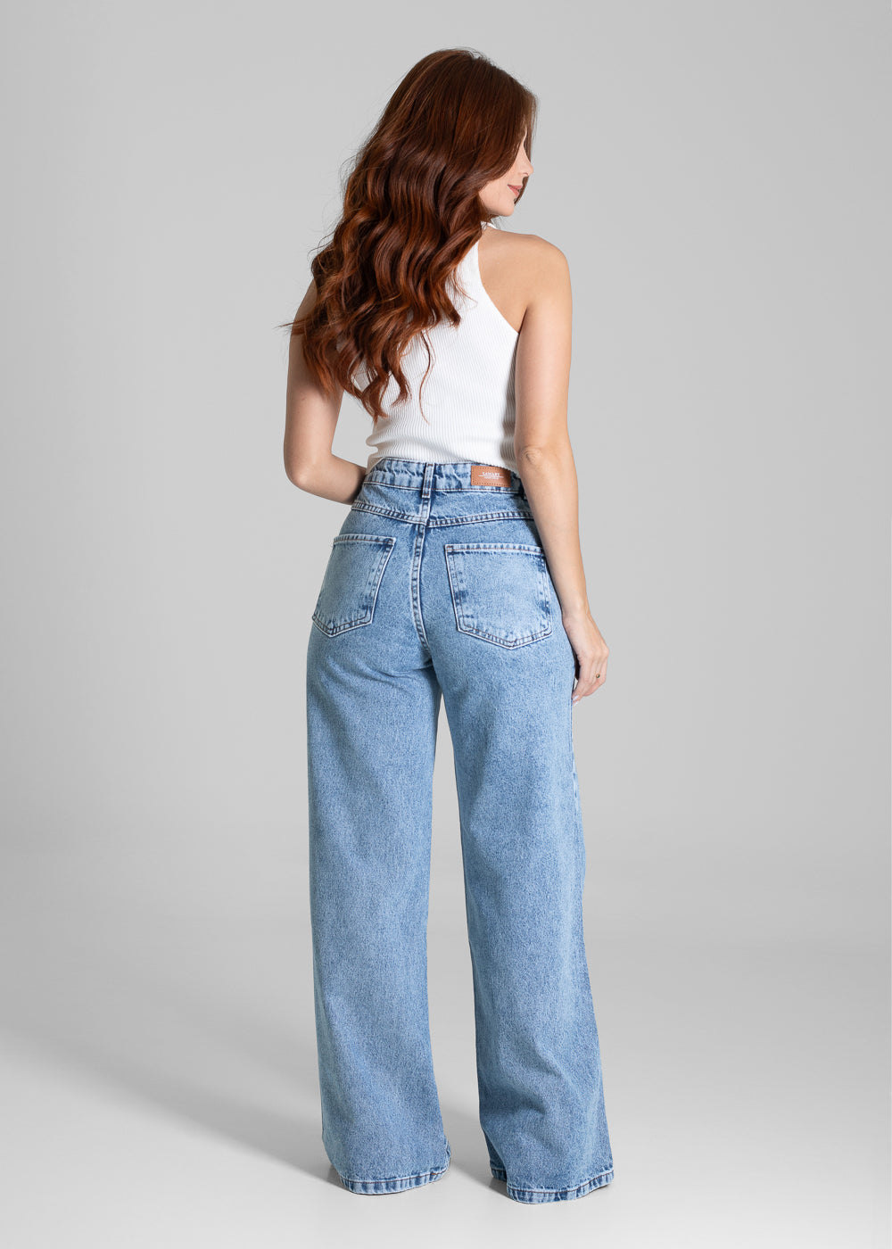 Calça Jeans Sawary Extra Wide Leg - 281552 AZUL