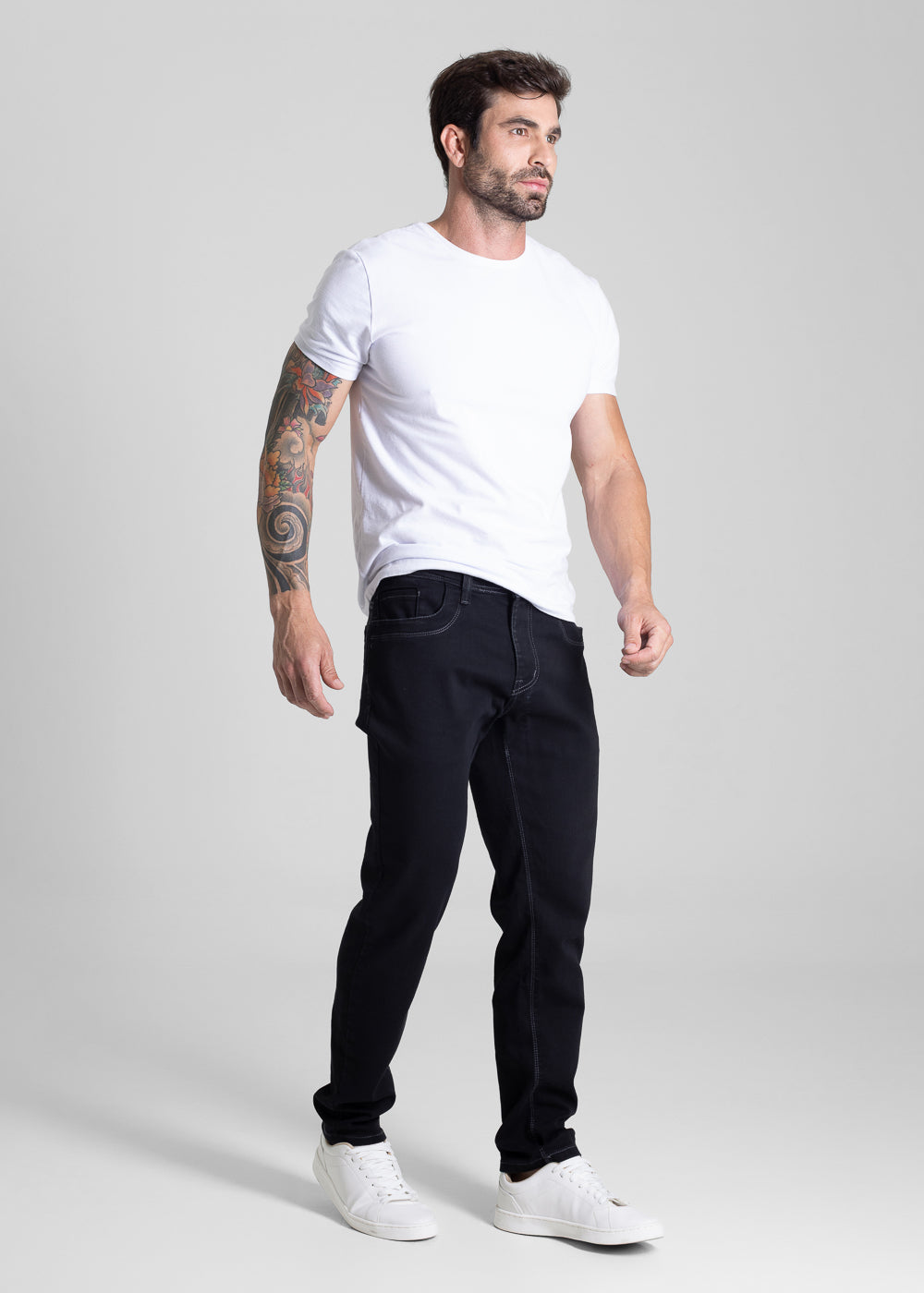Calça Jeans Sawary Slim - 281555 PRETO