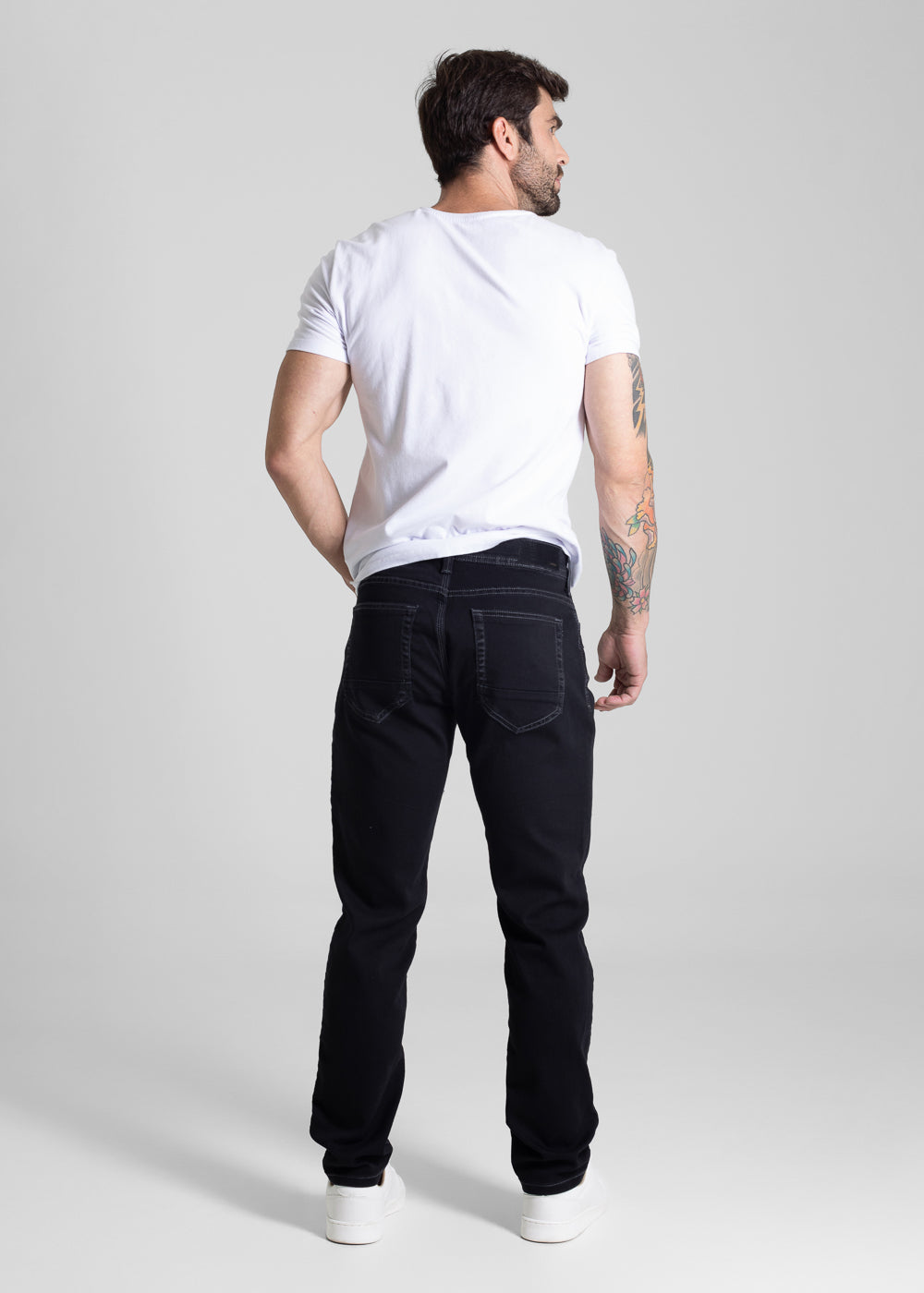 Calça Jeans Sawary Slim - 281555 PRETO