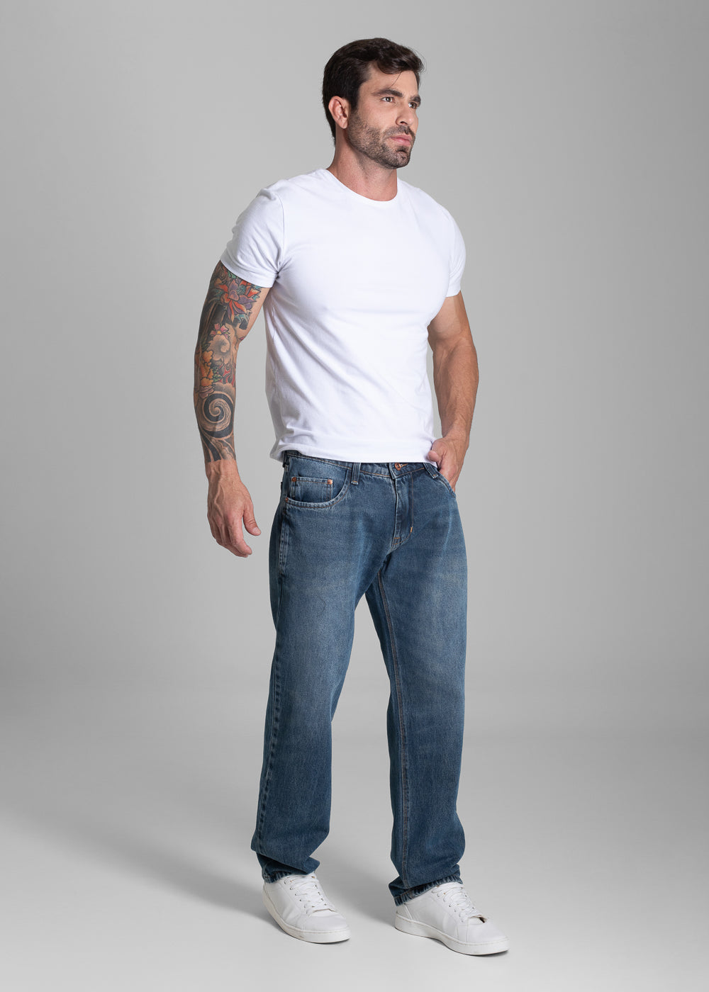 Calça Jeans Sawary Reta - 281556 AZUL