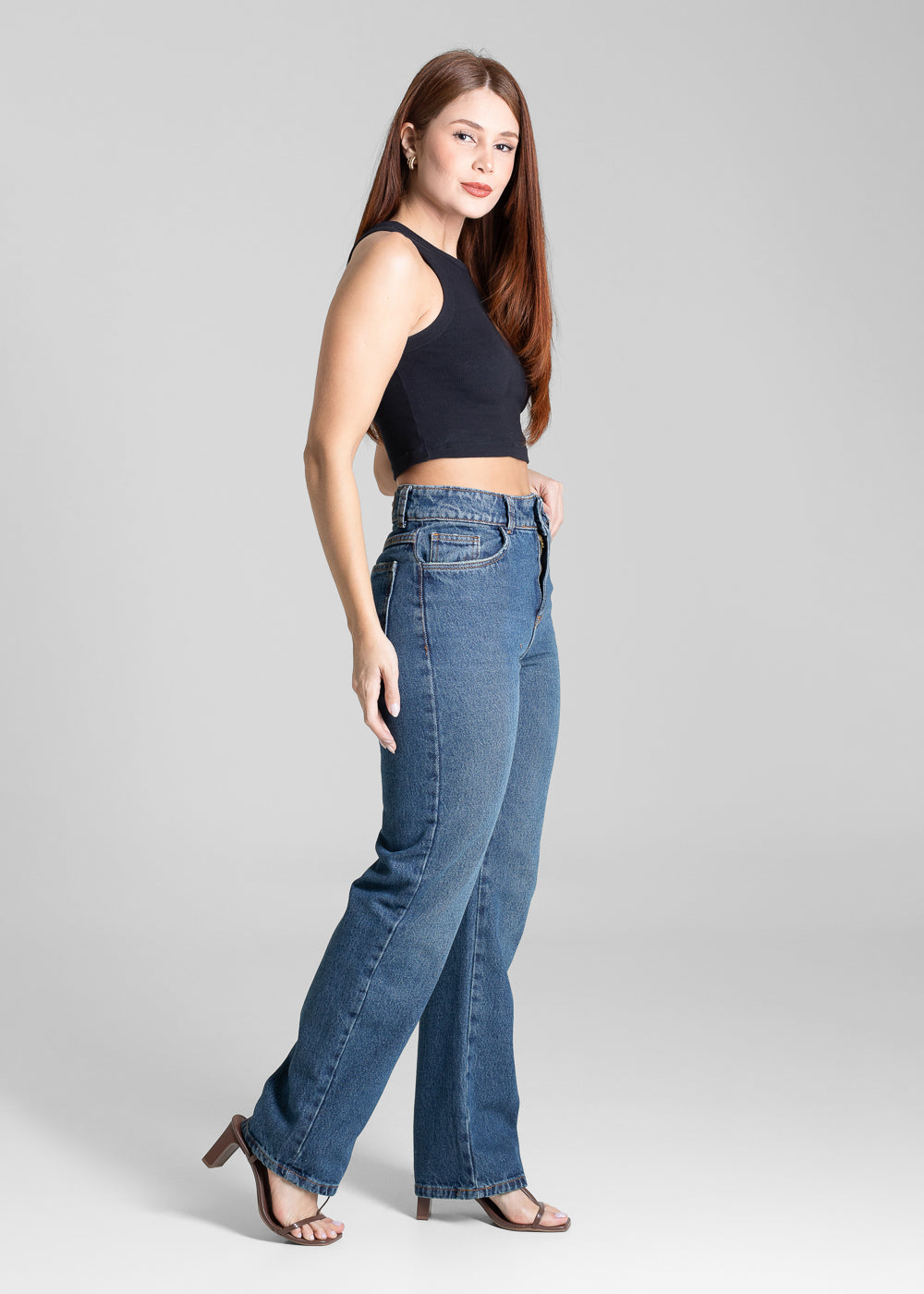 Calça Jeans Sawary Reta - 281558 AZUL
