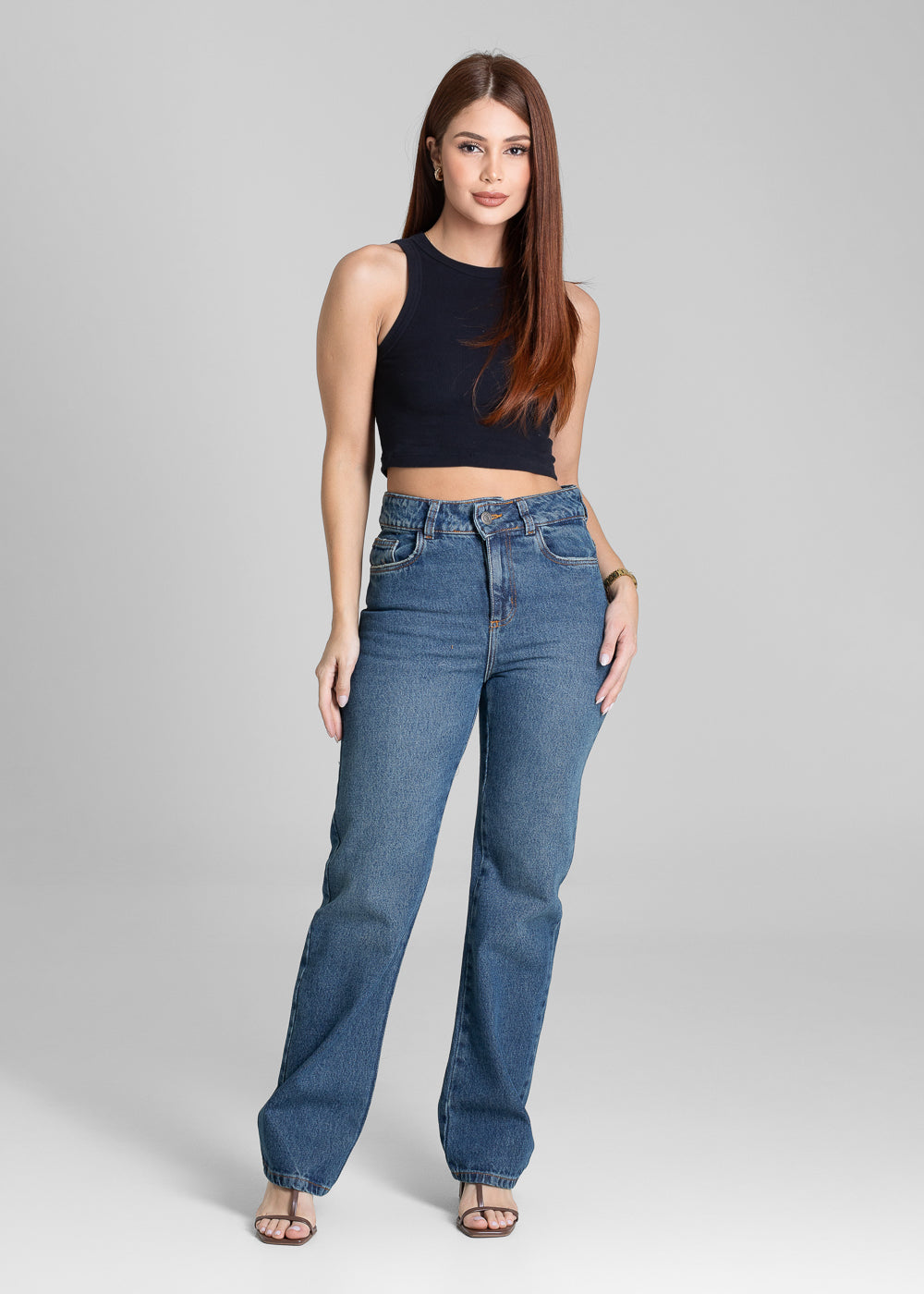 Calça Jeans Sawary Reta - 281558 AZUL