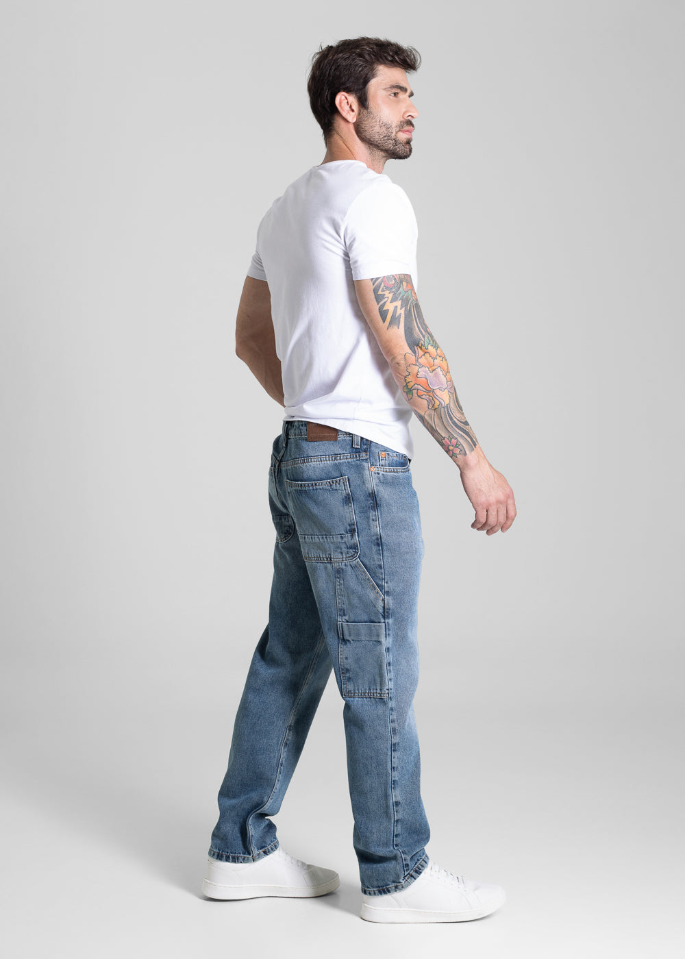 Calça Jeans Sawary Relaxed - 281561 AZUL