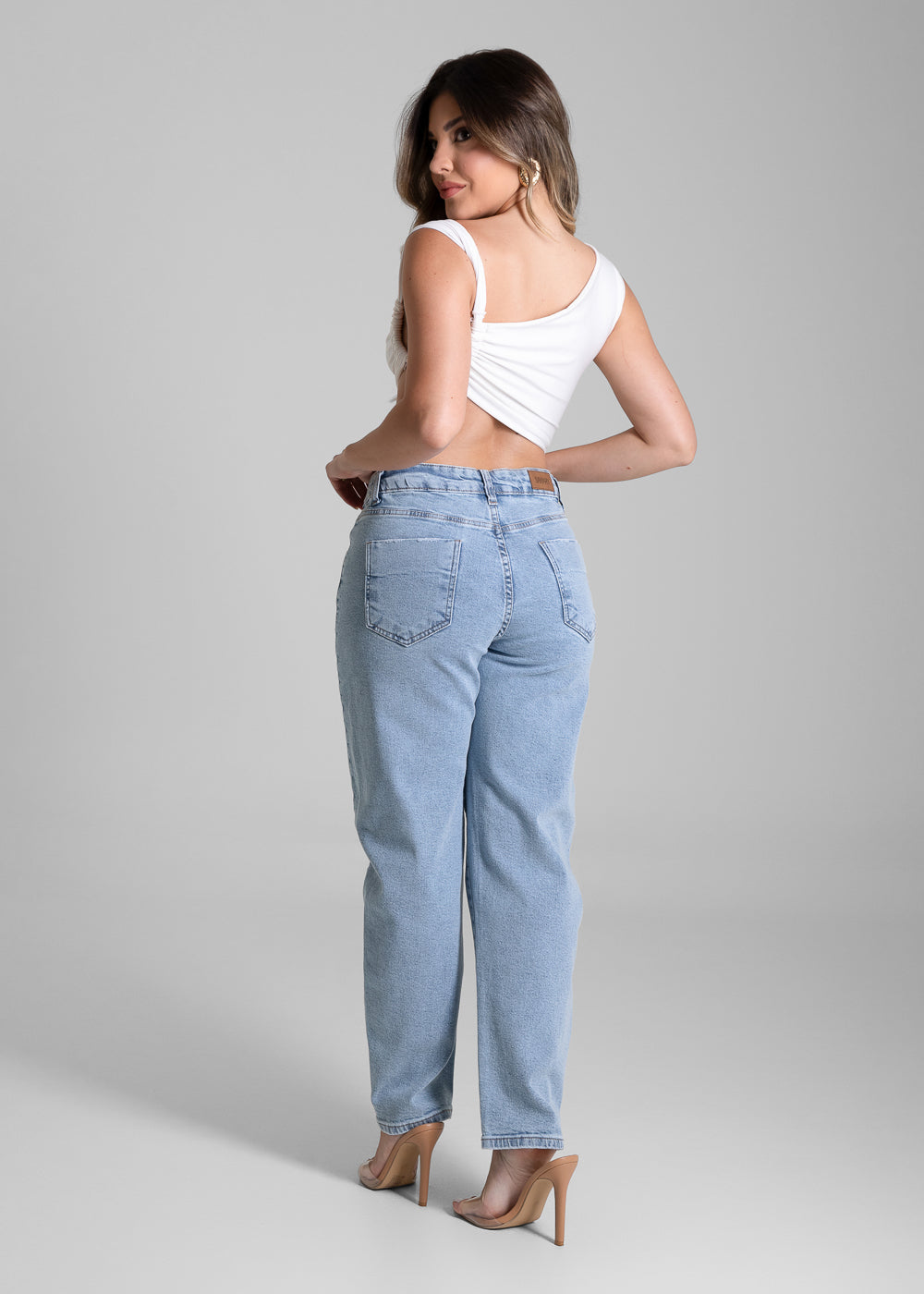 Calça Jeans Sawary Barrel - 281567 AZUL