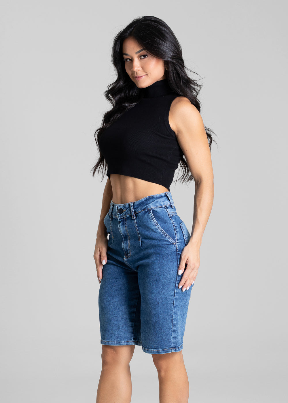 Bermuda Jeans Sawary - 281568 AZUL