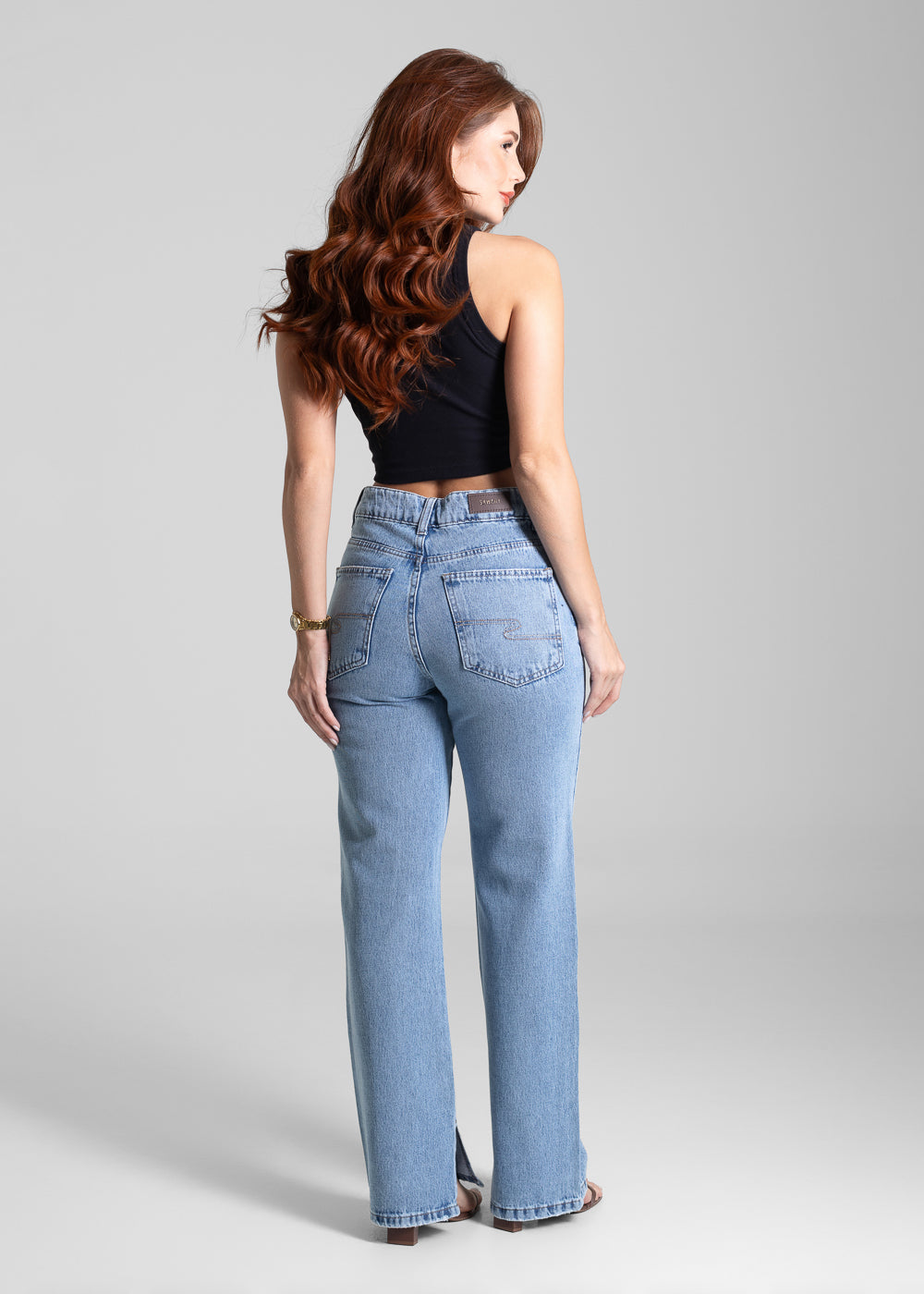 Calça Jeans Sawary Reta - 281571 AZUL