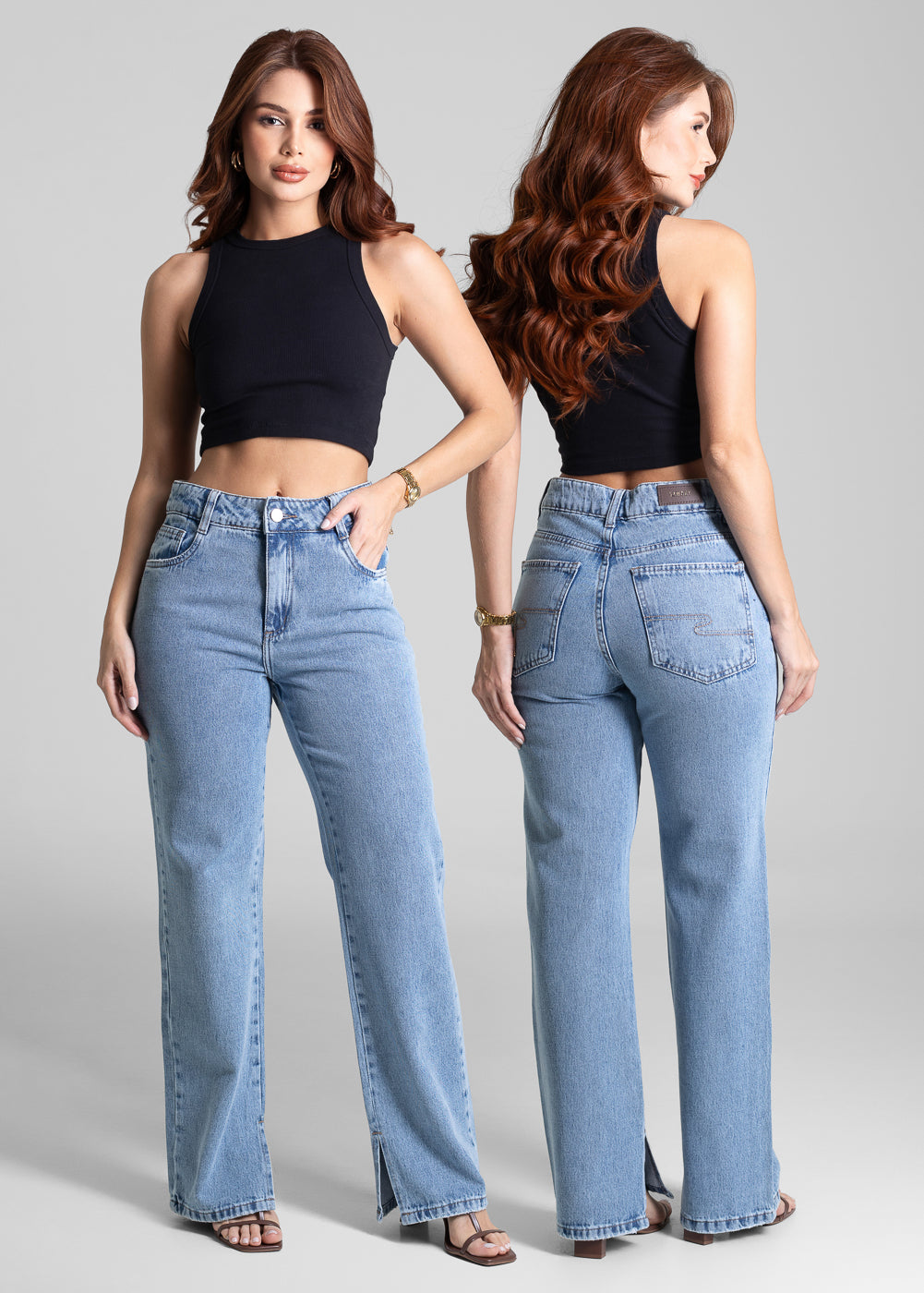 Calça Jeans Sawary Reta - 281571 AZUL