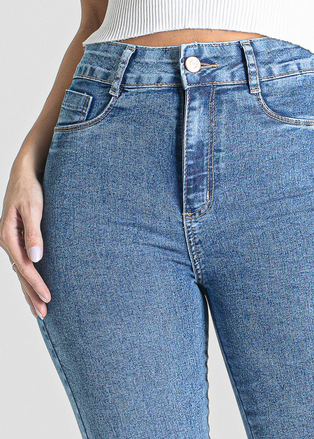 Calça Jeans Sawary Push Up - 281581 AZUL
