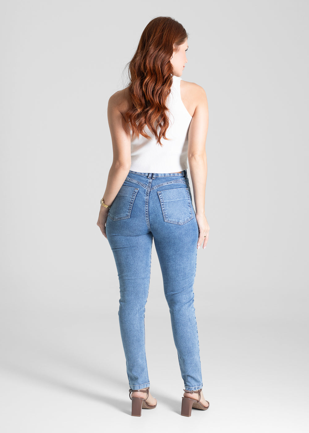 Calça Jeans Sawary Push Up - 281581 AZUL