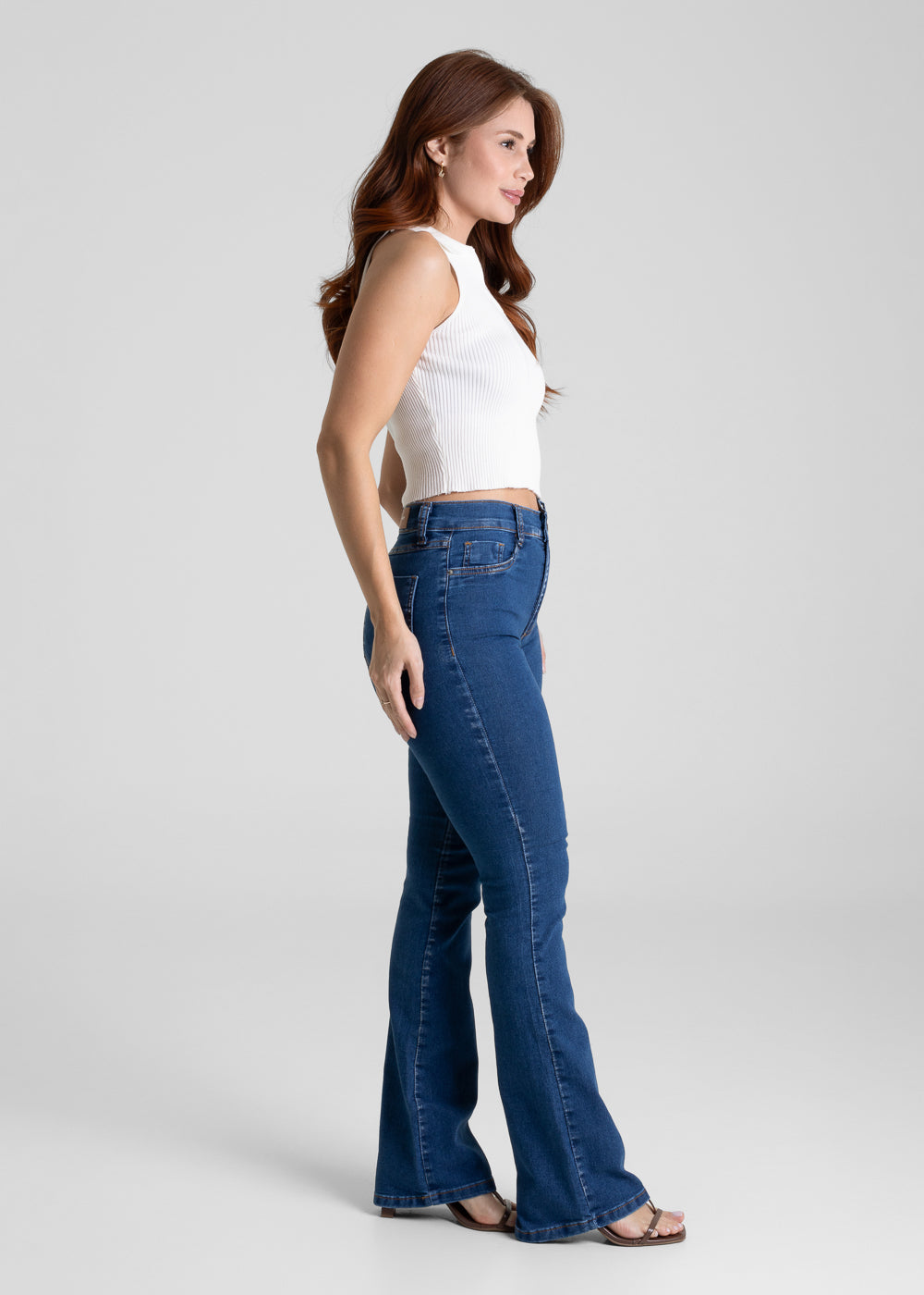 Calça Jeans Sawary Boot Cut - 281583 AZUL