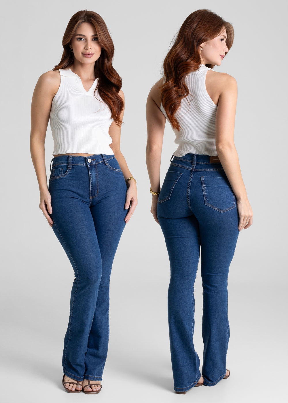 Calça Jeans Sawary Boot Cut - 281583 AZUL