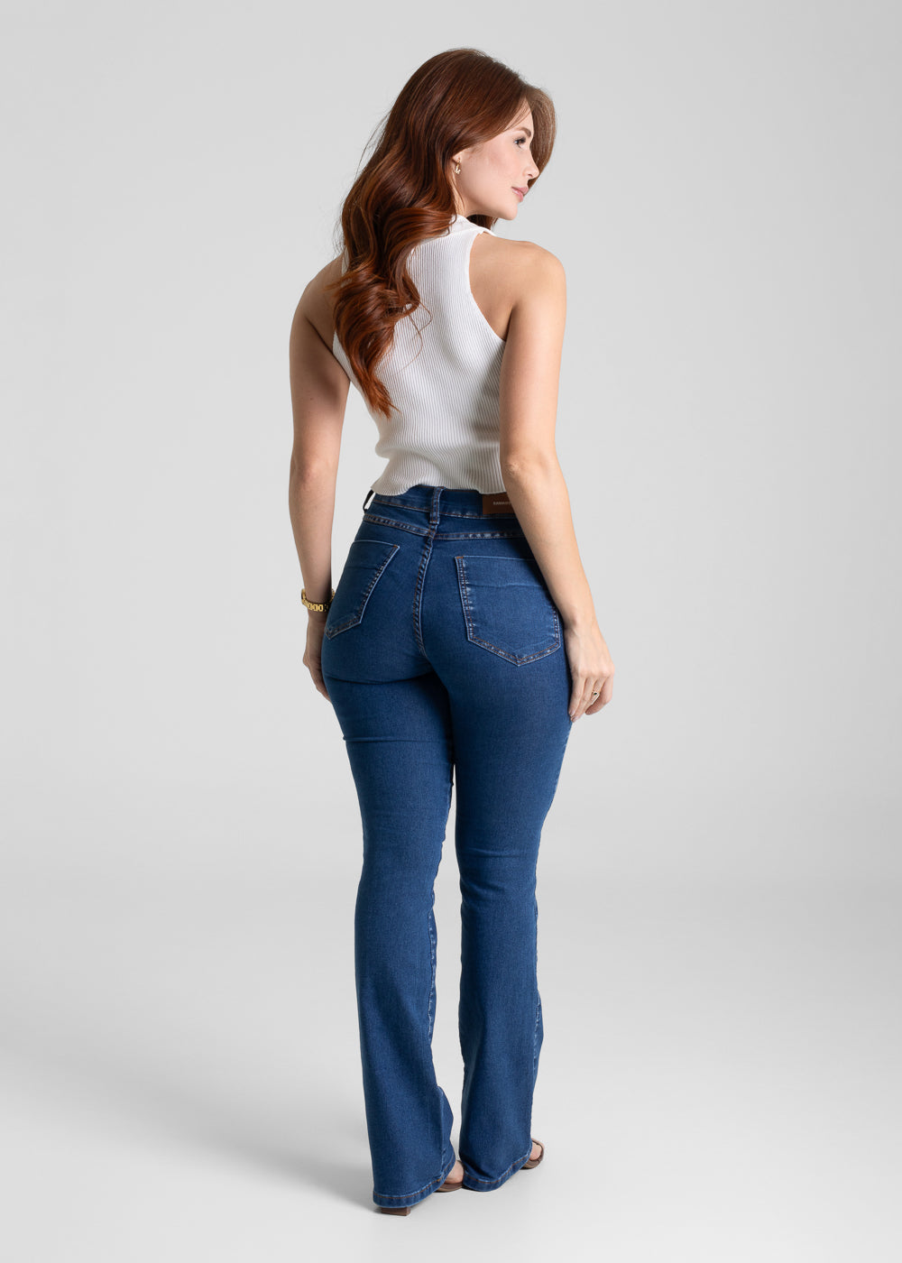 Calça Jeans Sawary Boot Cut - 281583 AZUL