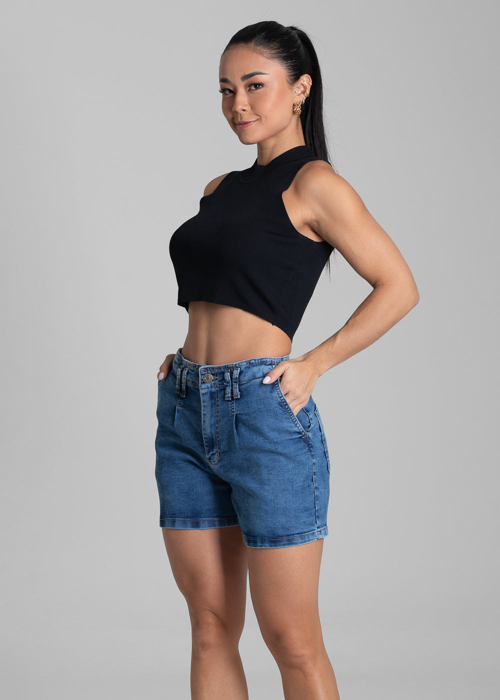 Shorts Jeans Sawary - 281601 AZUL