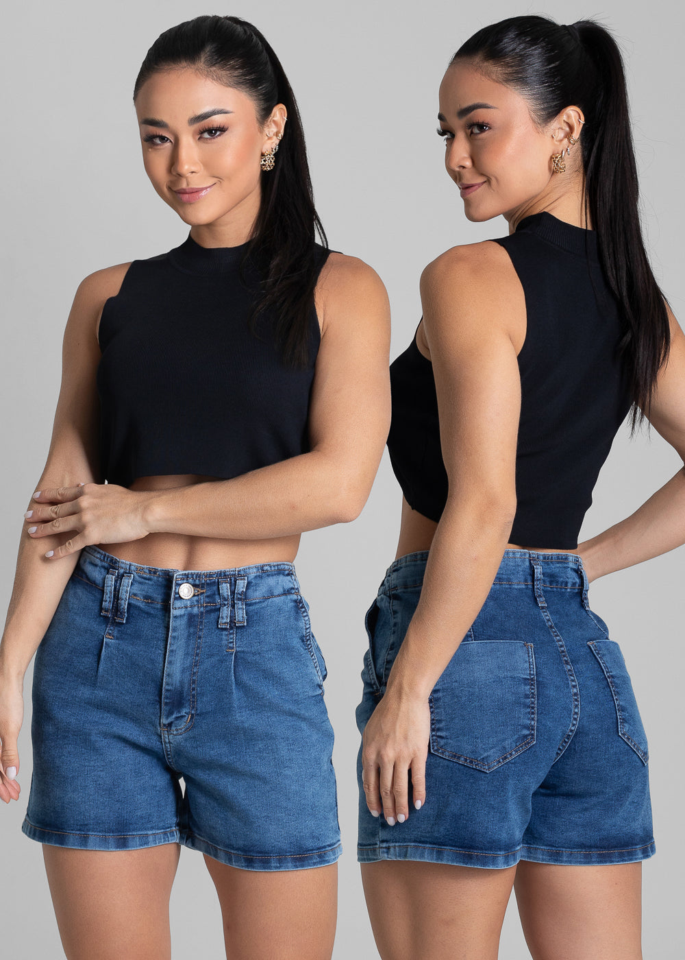 Shorts Jeans Sawary - 281601 AZUL