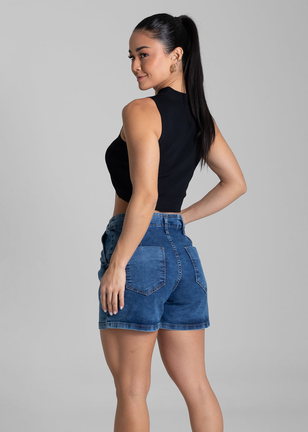 Shorts Jeans Sawary - 281601 AZUL