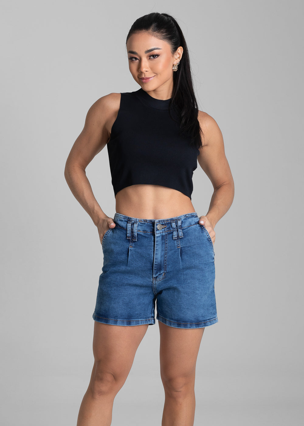 Shorts Jeans Sawary - 281601 AZUL