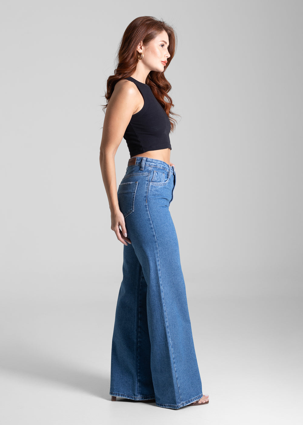 Calça Jeans Sawary Wide Leg - 281607 AZUL