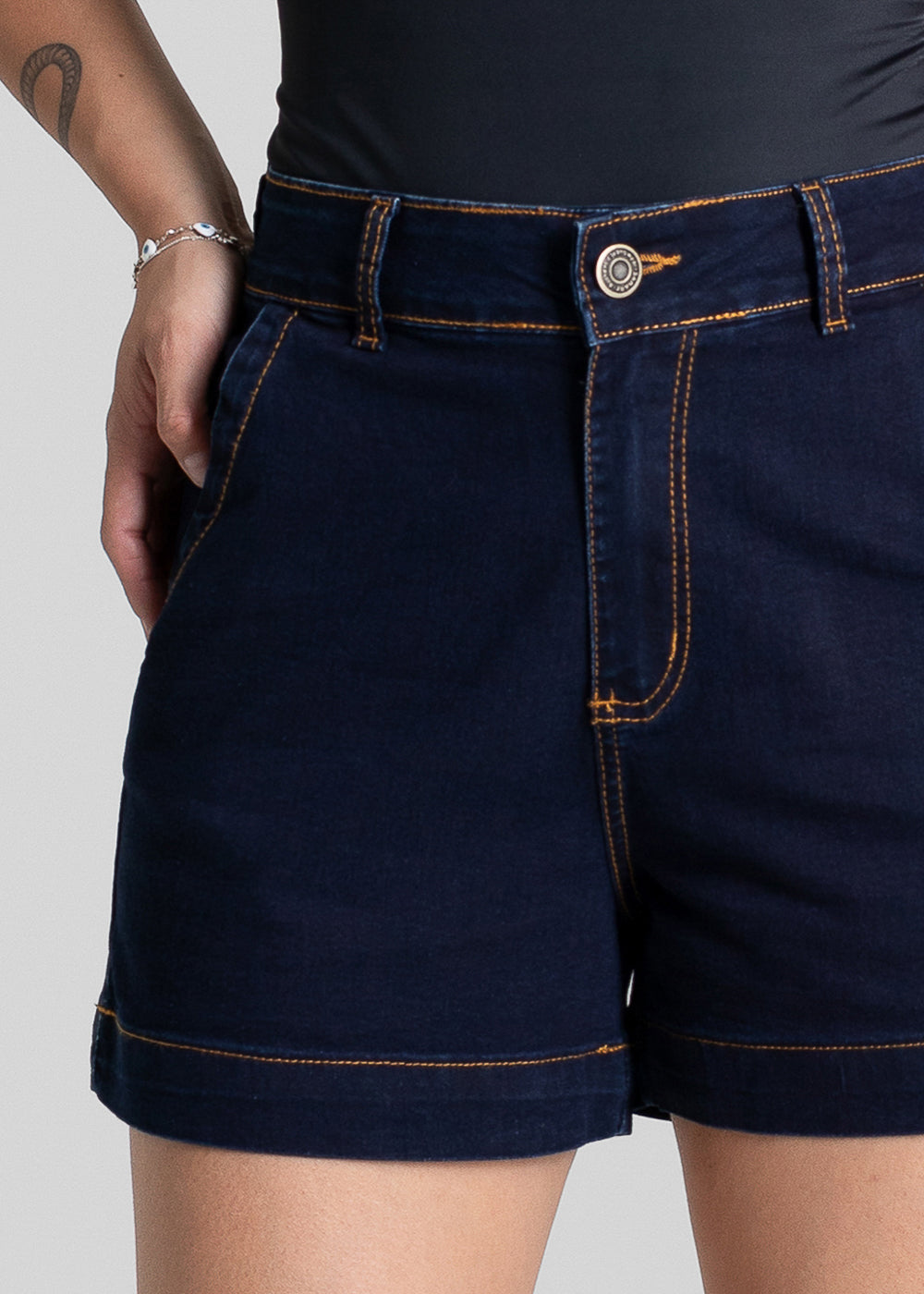 Shorts Jeans Sawary - 281609 PRETO