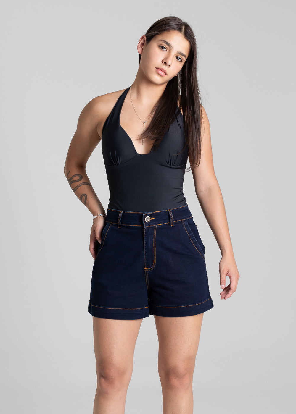 Shorts Jeans Sawary - 281609 PRETO